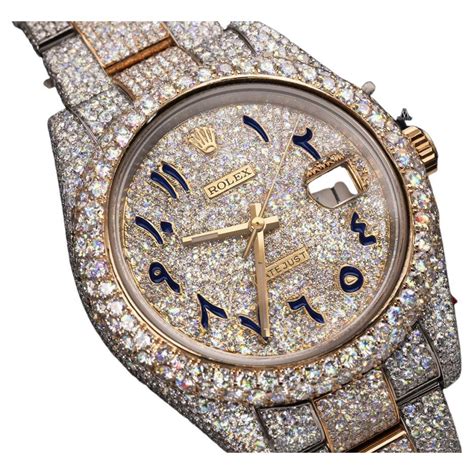 iced out watch cheap with rolex sighn|rolex iced out arabic.